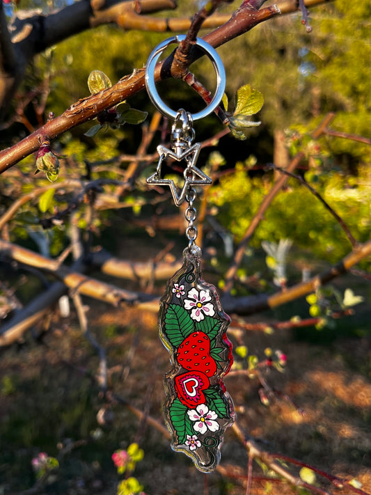 Strawberry Keychain