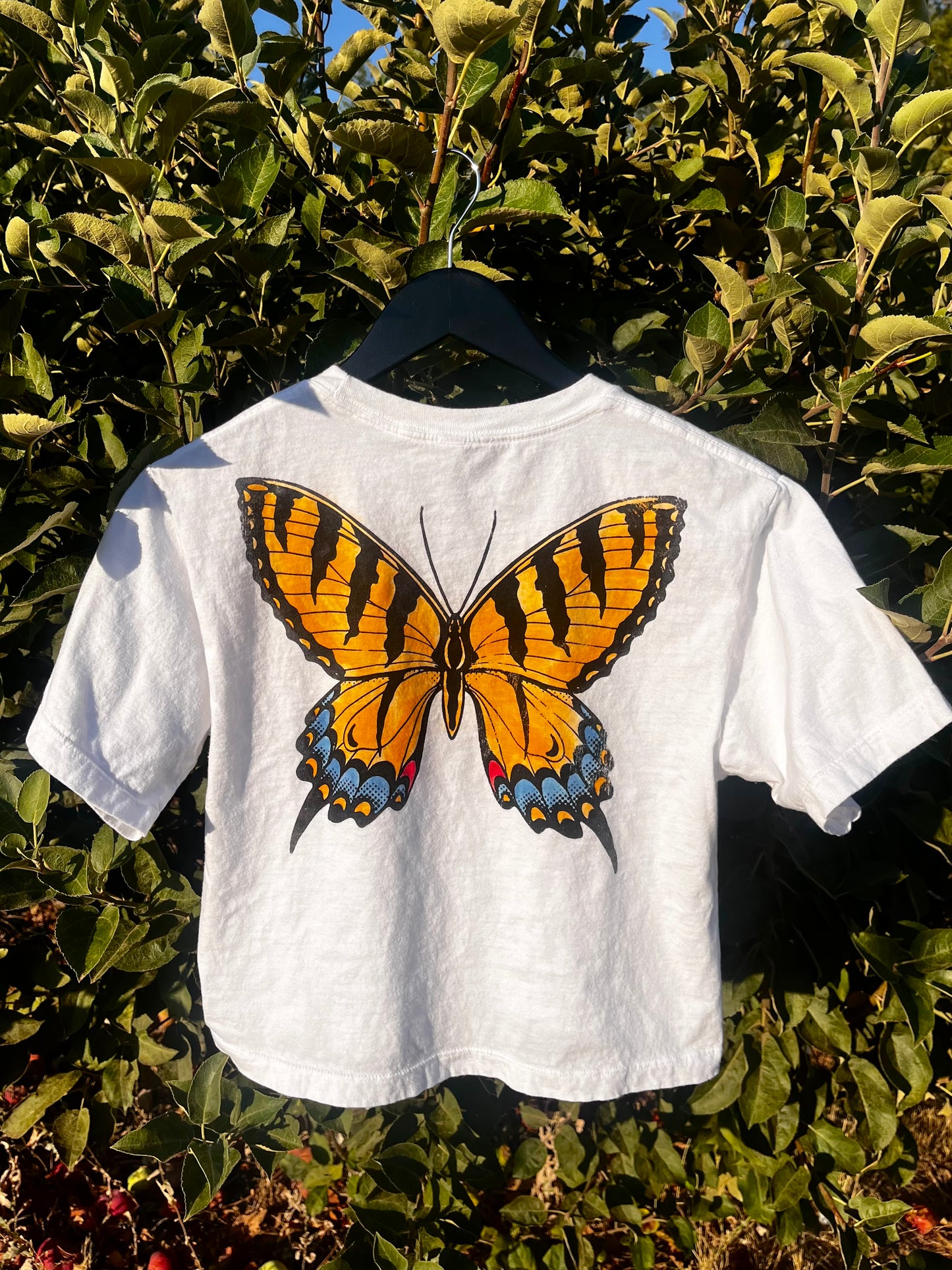 Swallowtail Butterfly Crop Tee