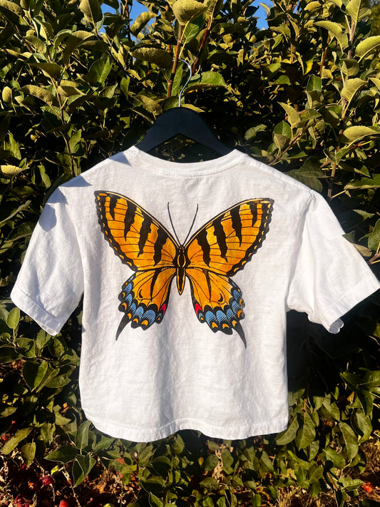Swallowtail Butterfly Crop Tee