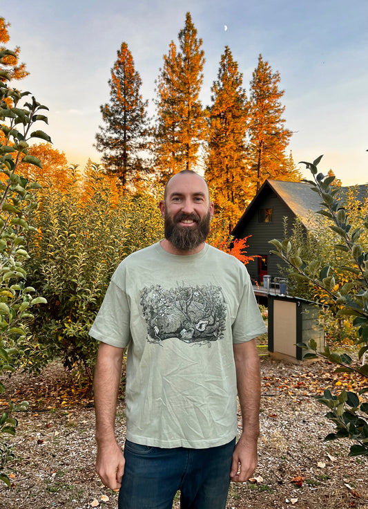 Stillness Tee in Sage Green