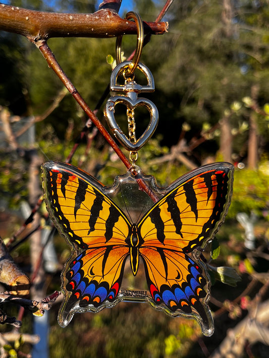 Swallowtail Butterfly Keychain
