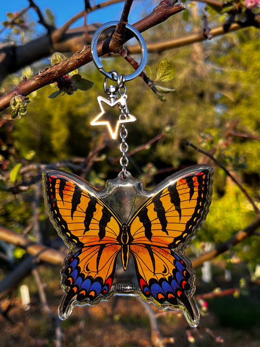 Swallowtail Butterfly Keychain