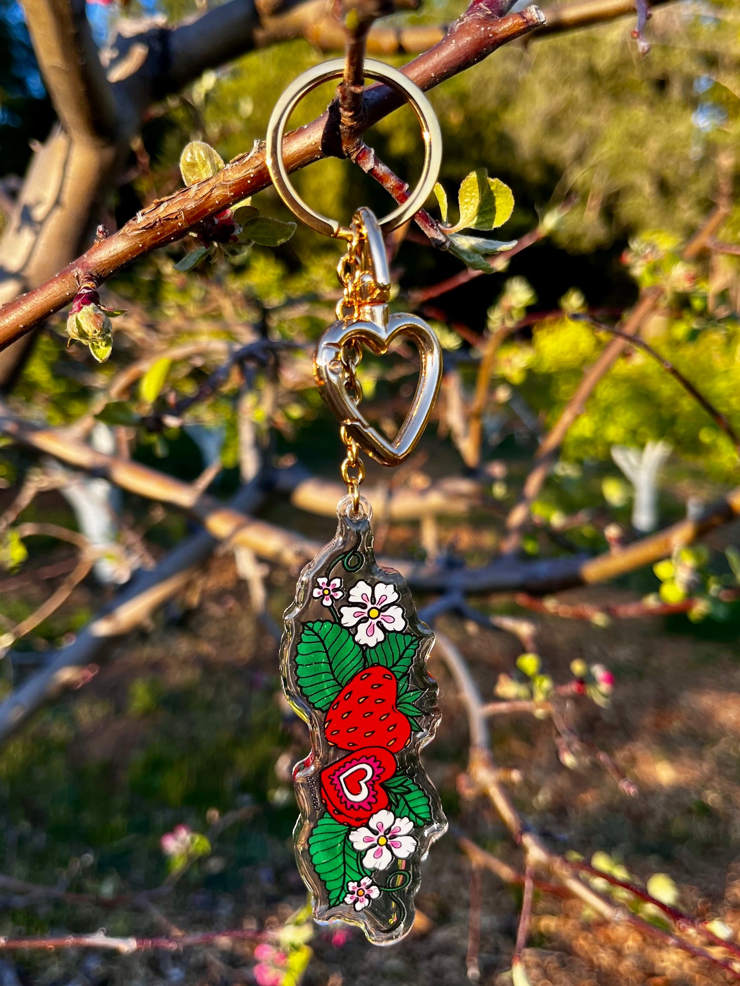 Strawberry Keychain
