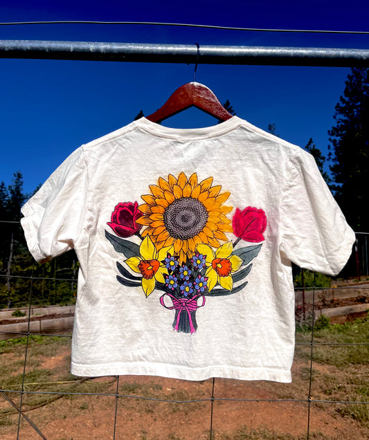 Bouquet Crop Tee