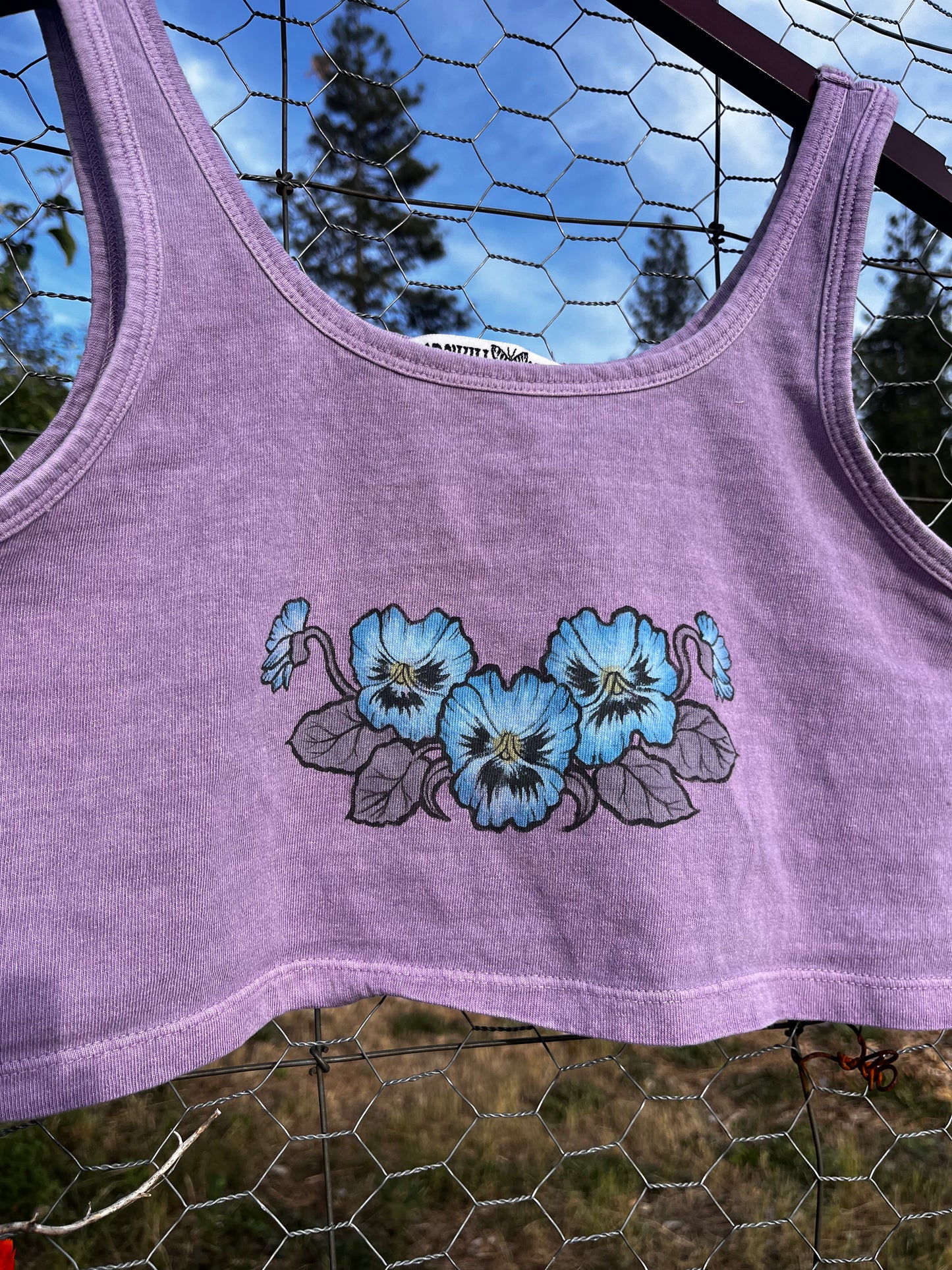 Pansy Crop Tank